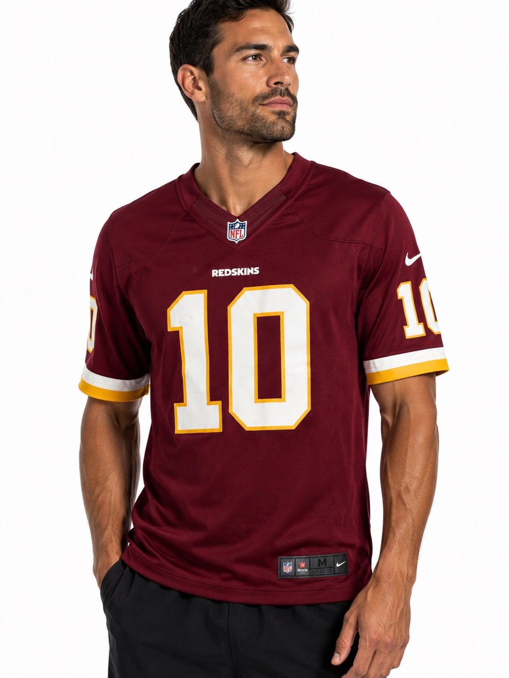 Washington Redskins commanders NFL Onfield Jersey GRIFFIN III #10 size Medium